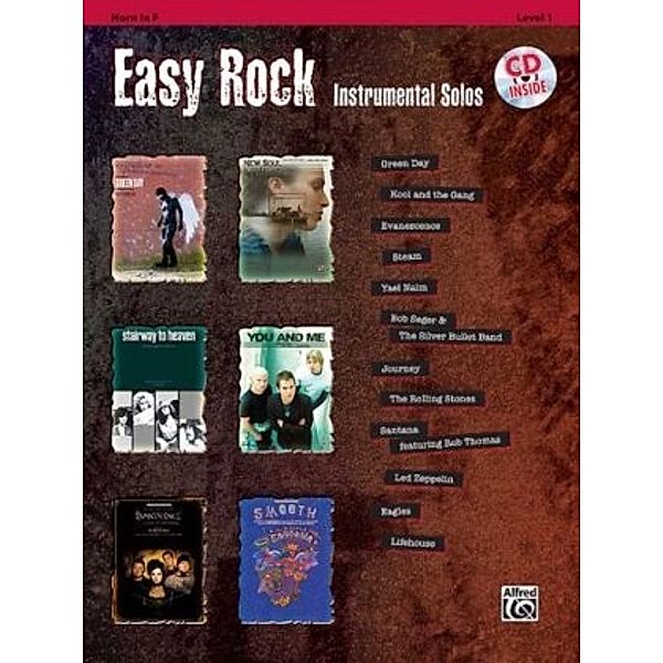 Easy Rock Instrumental Solos, Horn, w. Audio-CD