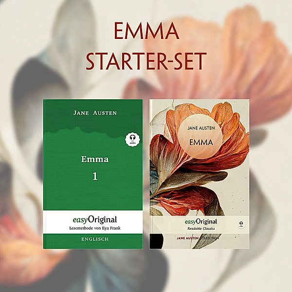EasyOriginal - Starter-Set Englisch / Emma - Starter-Set (mit 3 MP3 Audio-CDs), m. 3 Audio-CD, m. 2 Audio, m. 2 Audio, 2 Teile, Jane Austen