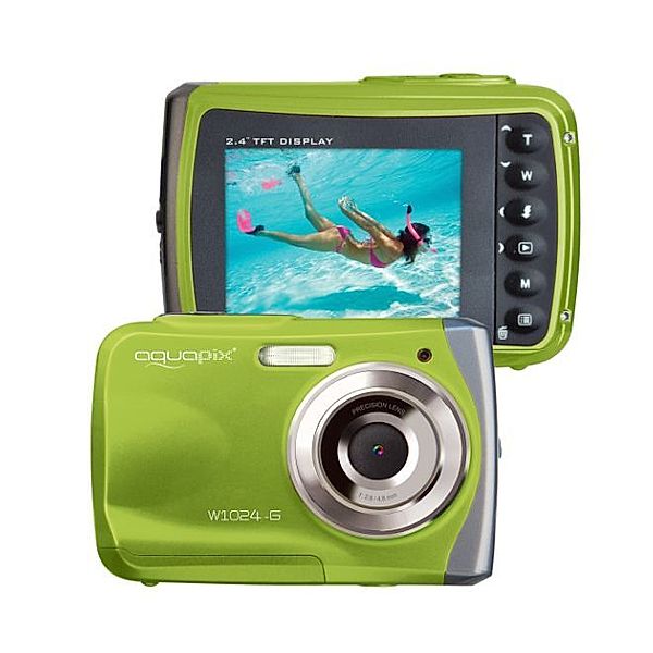 Easypix Unterwasserkamera aquapix W1024 Splash (Farbe: grün)