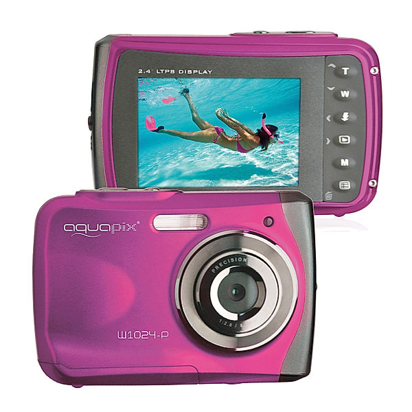 Easypix Unterwasserkamera aquapix W1024 Splash (Farbe: pink)