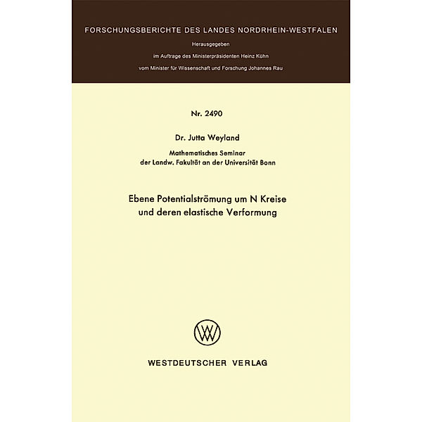 Ebene Potentialströmung um N Kreise und deren elastische Verformung, Jutta Weyland