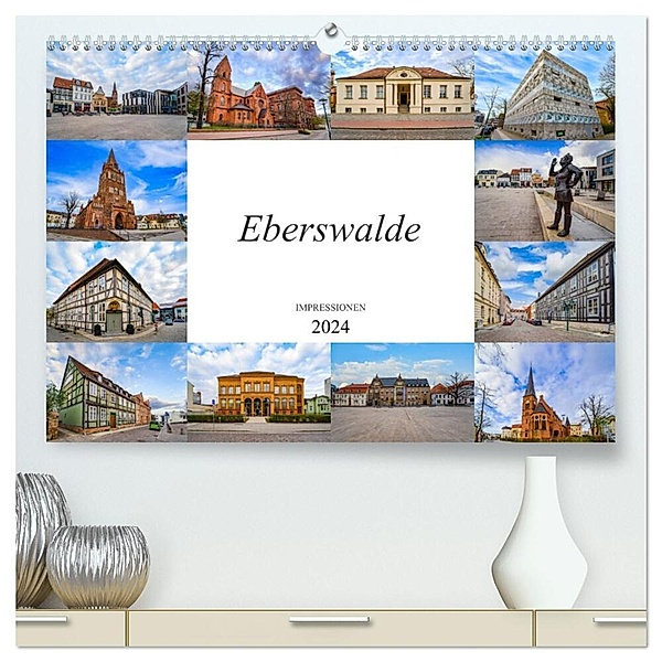 Eberswalde Impressionen (hochwertiger Premium Wandkalender 2024 DIN A2 quer), Kunstdruck in Hochglanz, Dirk Meutzner