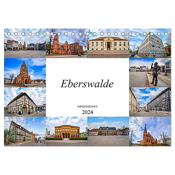 Eberswalde Impressionen (Tischkalender 2024 DIN A5 quer), CALVENDO Monatskalender, Dirk Meutzner
