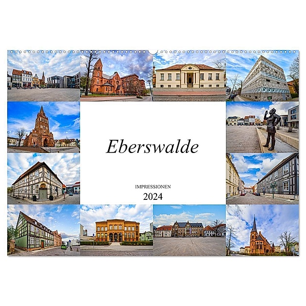 Eberswalde Impressionen (Wandkalender 2024 DIN A2 quer), CALVENDO Monatskalender, Dirk Meutzner