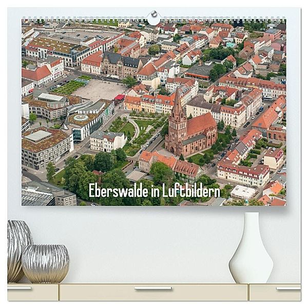 Eberswalde in Luftbildern (hochwertiger Premium Wandkalender 2024 DIN A2 quer), Kunstdruck in Hochglanz, Ralf Roletschek