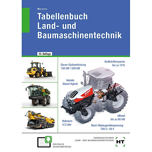 eBook inside: Buch und eBook Tabellenbuch Land- und Baumaschinentechnik, m. 1 Buch, m. 1 Online-Zugang, Hermann Meiners