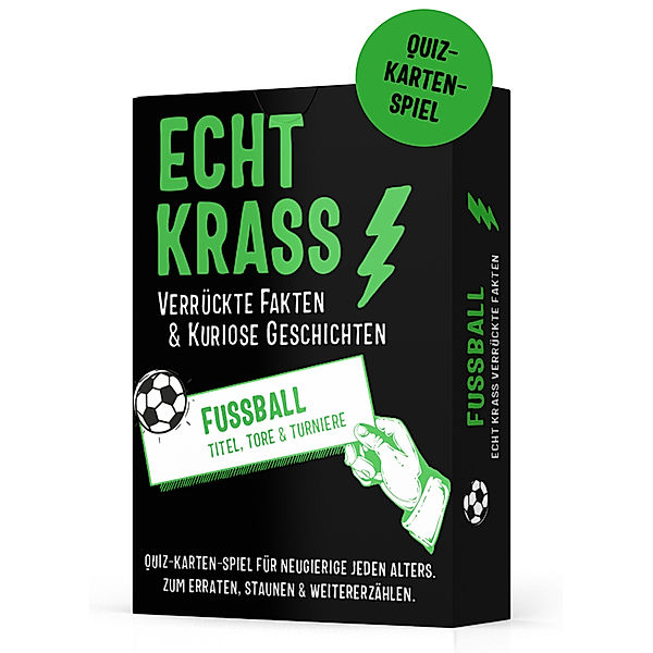 Tusitala Echt krass verrückte Fakten & kuriose Geschichten - Fussball (Quiz-Karten-Spiel), Robert Junker