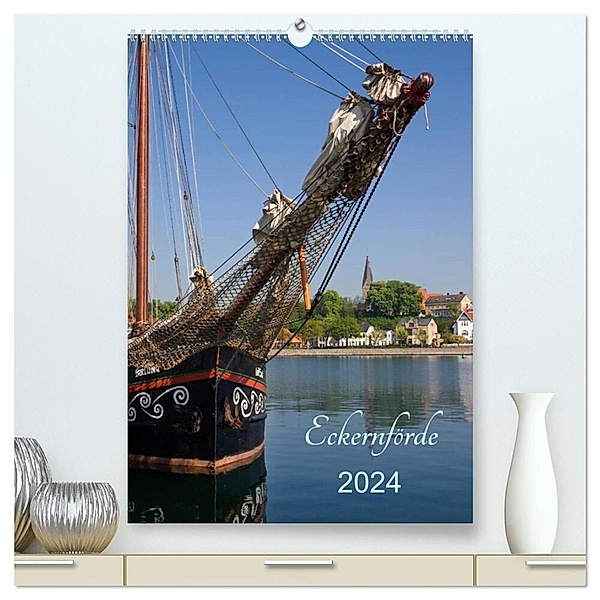 Eckernförde (hochwertiger Premium Wandkalender 2024 DIN A2 hoch), Kunstdruck in Hochglanz, Klaus Kolfenbach