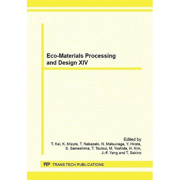 Eco-Materials Processing and Design XIV