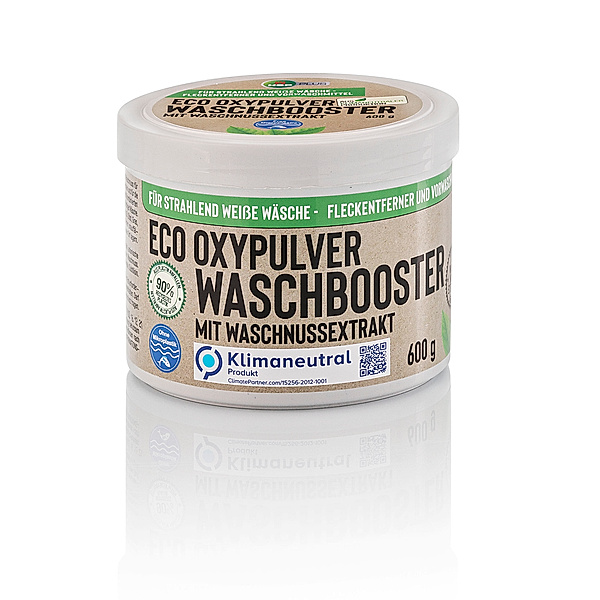 ECO Oxy Wasch Booster mit Waschnuss 600g, 2er Set