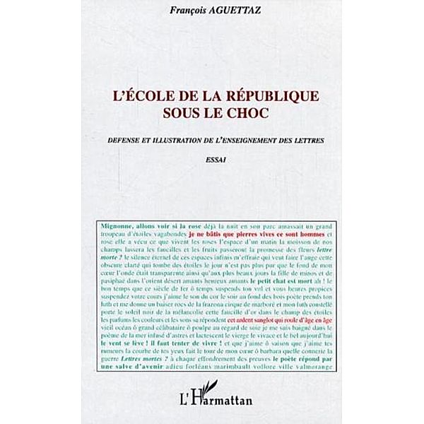 ecole de la republique sous lechoc / Hors-collection, Ouellet Fernand