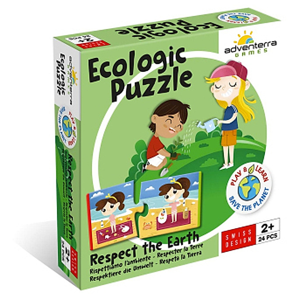 Ecologic Puzzle: Respektiere die Umwelt (Kinderspiel), adventerra games