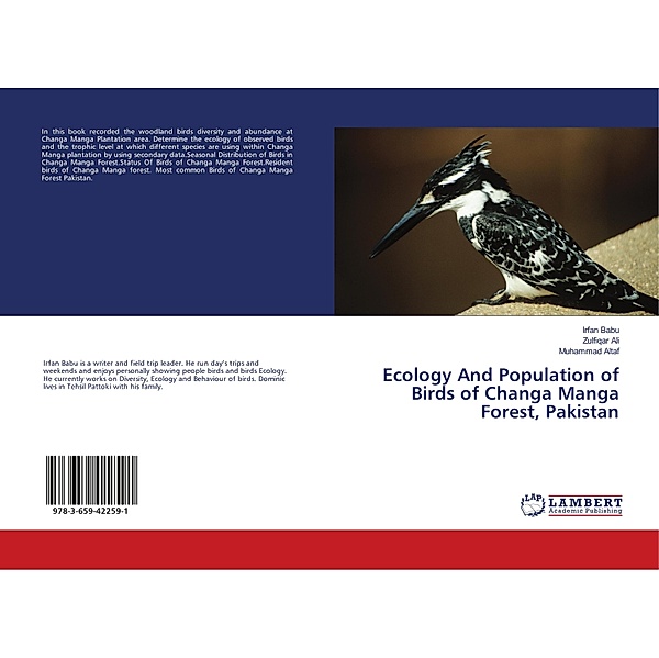 Ecology And Population of Birds of Changa Manga Forest, Pakistan, Irfan Babu, Zulfiqar Ali, Muhammad Altaf