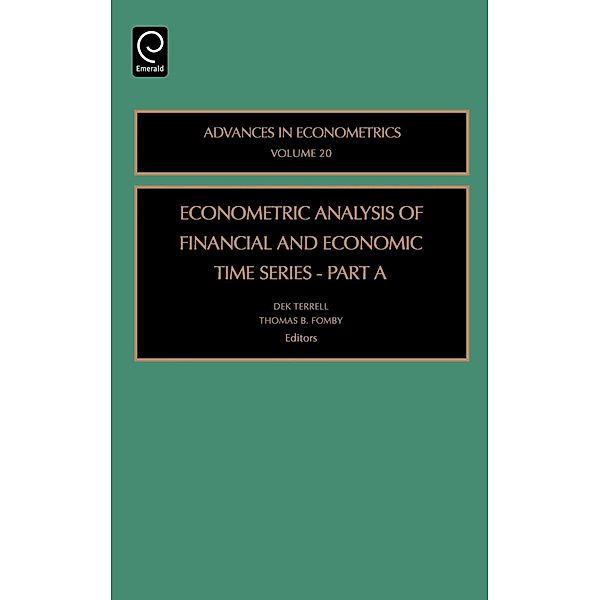 Econometric Analysis of Financial and Economic Time Series