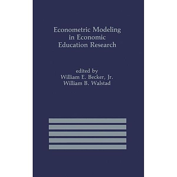 Econometric Modeling in Economic Education Research / International Series in Economic Modelling Bd.2