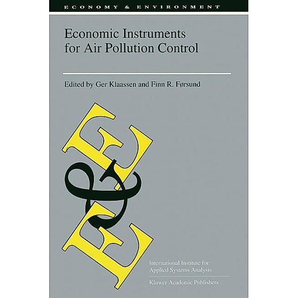 Economic Instruments for Air Pollution Control / Economy & Environment Bd.9