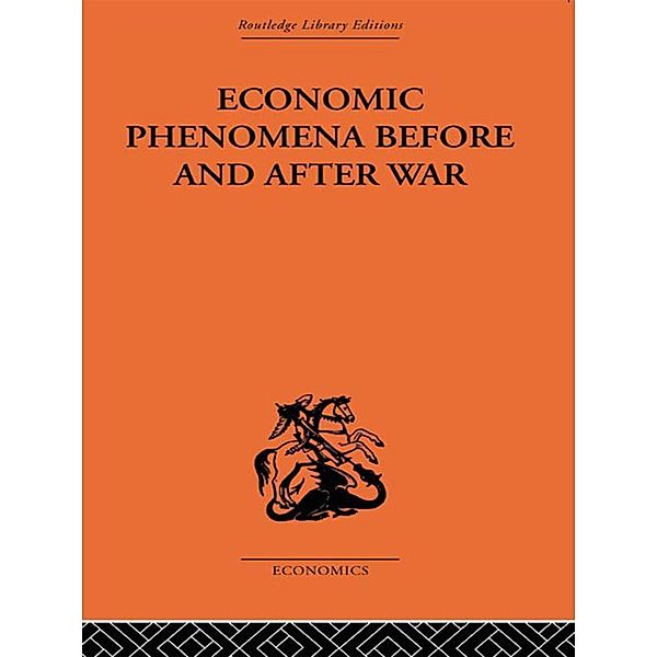 Economic Phenomena Before and After War, Slavko Secerov