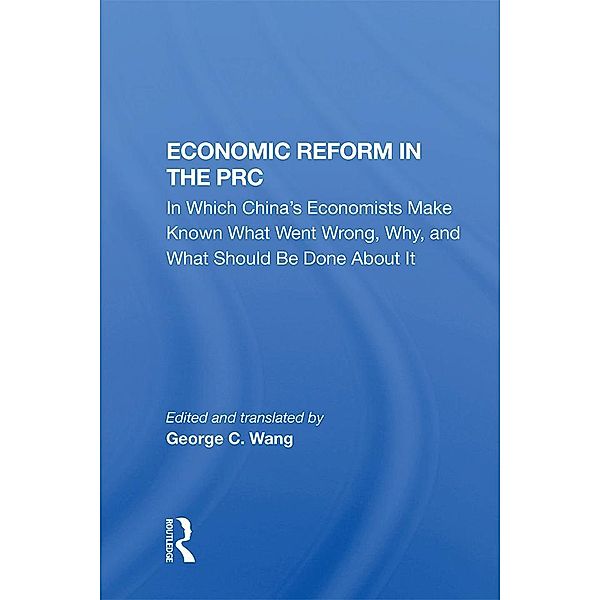 Economic Reform In The Prc, C. W. Borklund