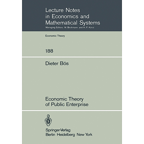 Economic Theory of Public Enterprise, D. Bös