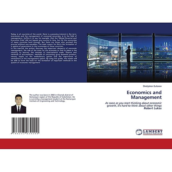 Economics and Management, Shohjahon Sultanov