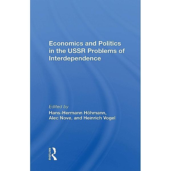 Economics And Politics In The USSR, John F Copper