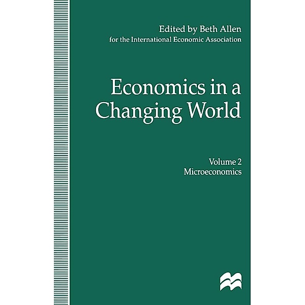 Economics in a Changing World / International Economic Association Series