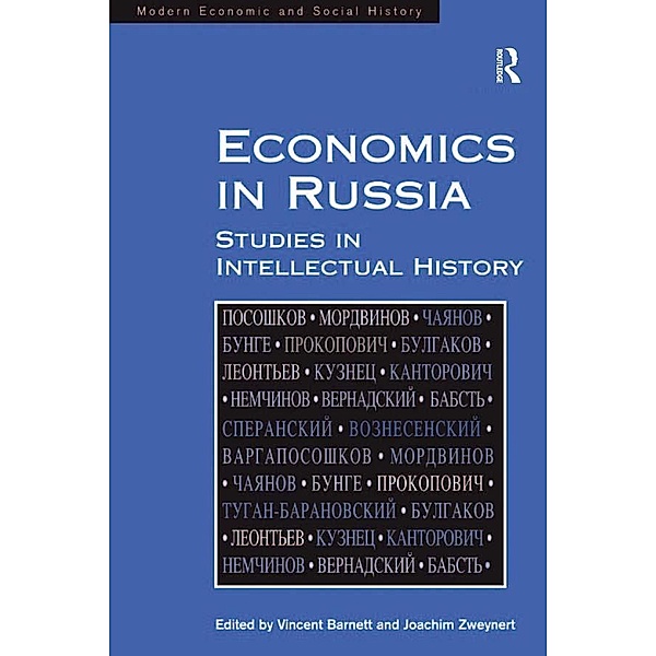 Economics in Russia, Joachim Zweynert