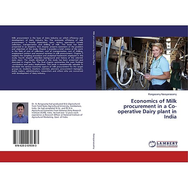 Economics of Milk procurement in a Co-operative Dairy plant in India, Rangasamy Narayanasamy