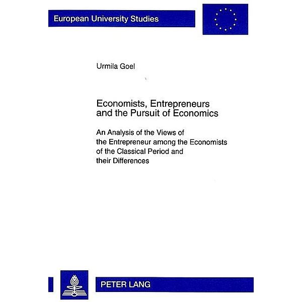 Economists, Entrepreneurs and the Pursuit of Economics, Urmila Goel