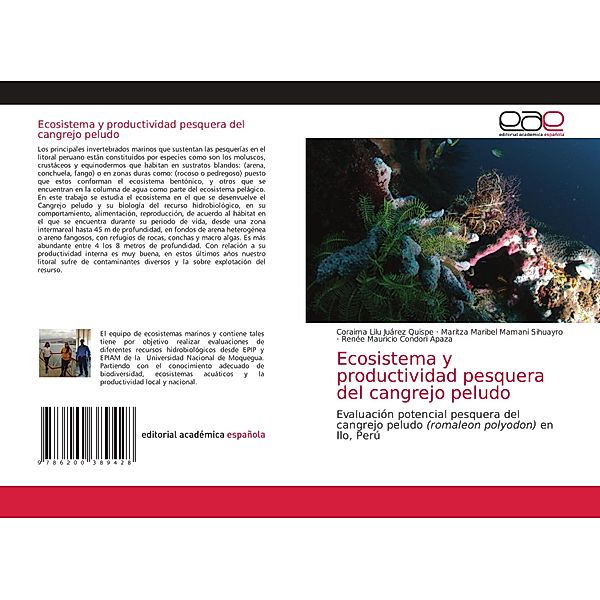 Ecosistema y productividad pesquera del cangrejo peludo, Coraima Lilu Juárez Quispe, Maritza Maribel Mamani Sihuayro, Renee Mauricio Condori Apaza