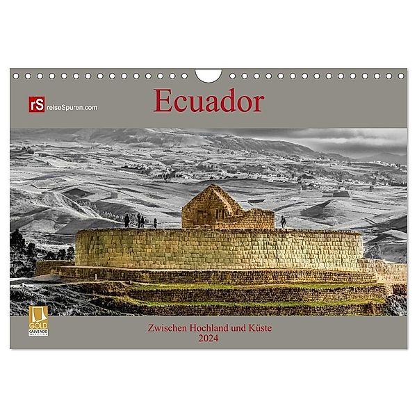 Ecuador 2024 Zwischen Hochland und Küste (Wandkalender 2024 DIN A4 quer), CALVENDO Monatskalender, Uwe Bergwitz