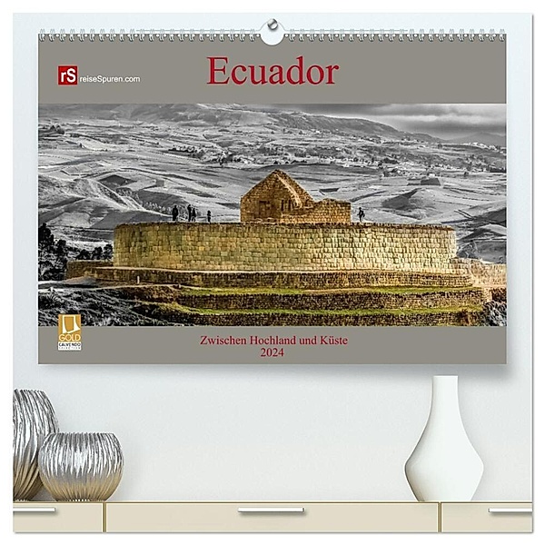 Ecuador 2024 Zwischen Hochland und Küste (hochwertiger Premium Wandkalender 2024 DIN A2 quer), Kunstdruck in Hochglanz, Uwe Bergwitz