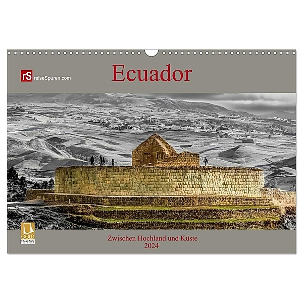 Ecuador 2024 Zwischen Hochland und Küste (Wandkalender 2024 DIN A3 quer), CALVENDO Monatskalender, Uwe Bergwitz