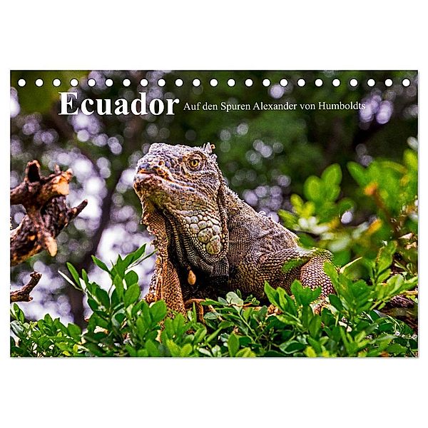 Ecuador - Auf den Spuren Alexander von Humboldts (Tischkalender 2024 DIN A5 quer), CALVENDO Monatskalender, Harry Müller