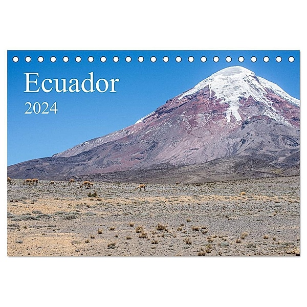 Ecuador (Tischkalender 2024 DIN A5 quer), CALVENDO Monatskalender, Thomas Leonhardy