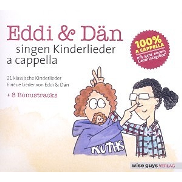 Eddi & Dän singen Kinderlieder a capella, Audio-CD, Edzard Hüneke, Daniel 'Dän' Dickopf