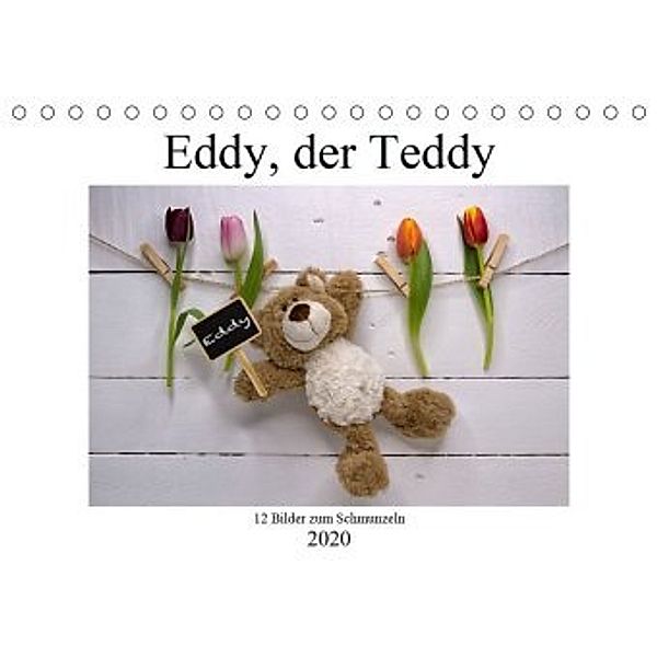 Eddy, der Teddy - 12 Bilder zum Schmunzeln (Tischkalender 2020 DIN A5 quer)