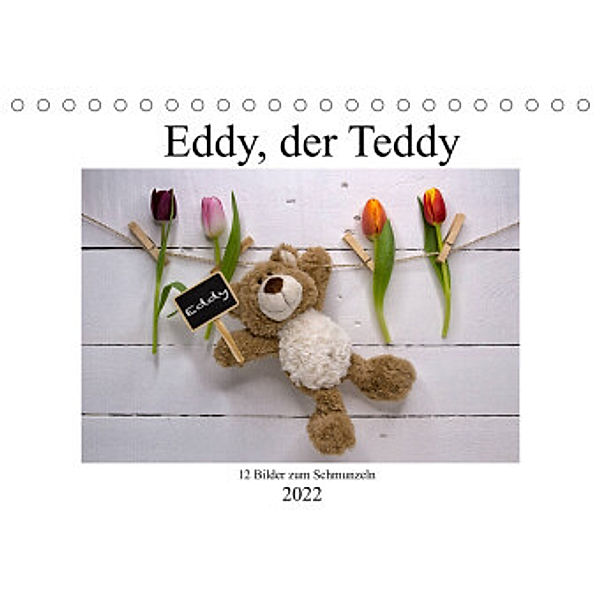 Eddy, der Teddy - 12 Bilder zum Schmunzeln (Tischkalender 2022 DIN A5 quer), Immephotography