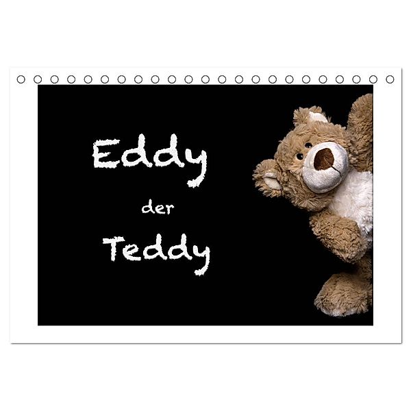 Eddy, der Teddy (Tischkalender 2024 DIN A5 quer), CALVENDO Monatskalender, Immephotography