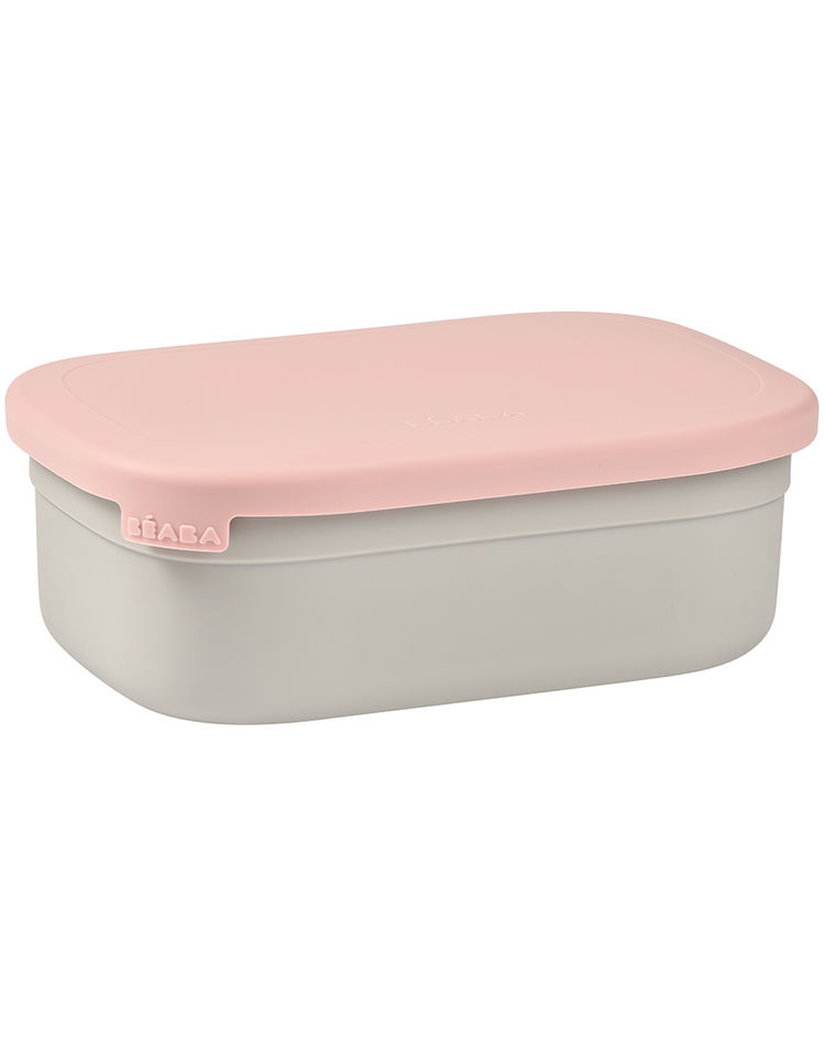 Edelstahl-Brotbox LUNCH mit Trenner in dusty pink kaufen