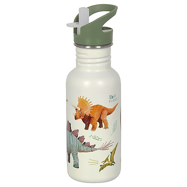 Die Spiegelburg Edelstahl-Trinkflasche DINO FRIENDS (500ml)