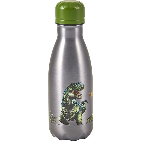 Die Spiegelburg Edelstahl-Trinkflasche T-REX WORLD (400ml)