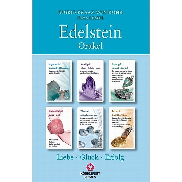 Edelstein-Orakel, m. Edelsteinkarten, Ingrid Kraaz von Rohr, Kaya Lemke