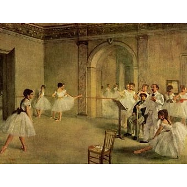 Edgar Germain Hilaire Degas - Ballettsaal der Oper in der Rue Peletier - 2.000 Teile (Puzzle)