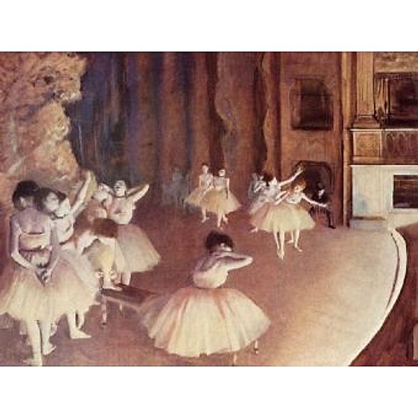 Edgar Germain Hilaire Degas - Generalprobe des Balletts auf der Bühne - 2.000 Teile (Puzzle)