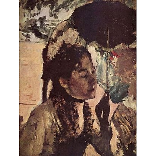 Edgar Germain Hilaire Degas - In den Tuilerien: Frau mit Sonnenschirm - 100 Teile (Puzzle)