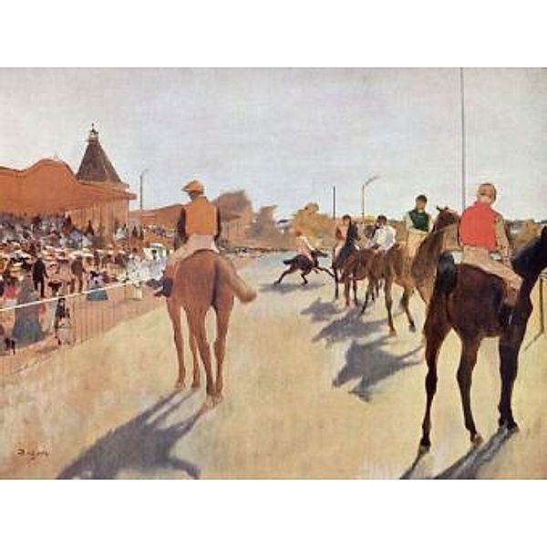 Edgar Germain Hilaire Degas - Jokeis vor der Tribüne - 200 Teile (Puzzle)