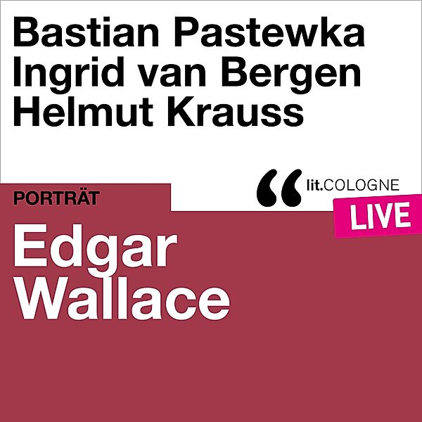 Edgar Wallace, Edgar Wallace