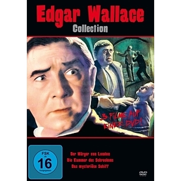 Edgar Wallace Collection: Der Würger von London - Die Kammer Des Schreckens - Das mysteriöse Schiff DVD-Box, Various