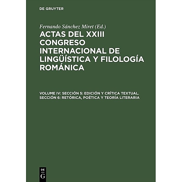 Edicion y critica textual - Retorica, poetica y teoria